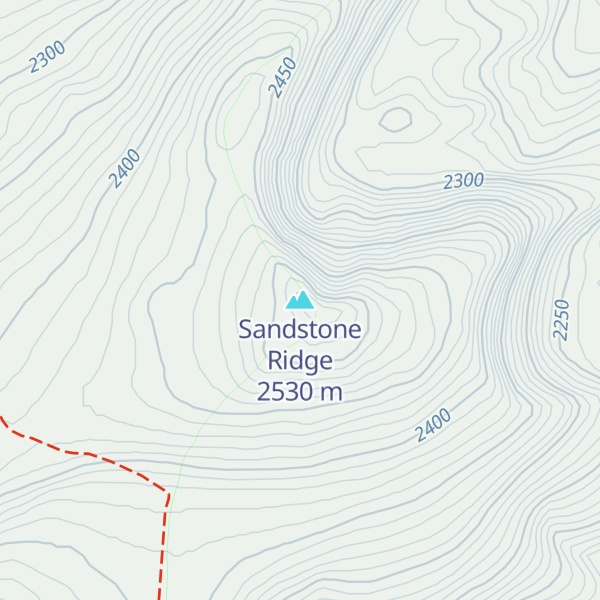 Map of Sandstone Ridge