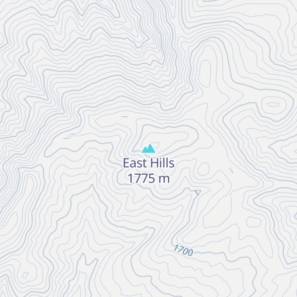 Map of East Hills