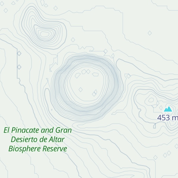 Map of Volcan Romo