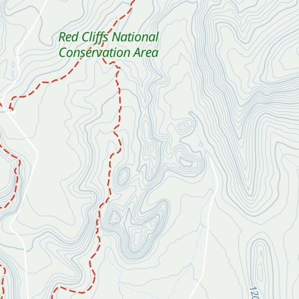 Map of Yellow Knolls