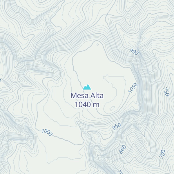 Map of Mesa Alta