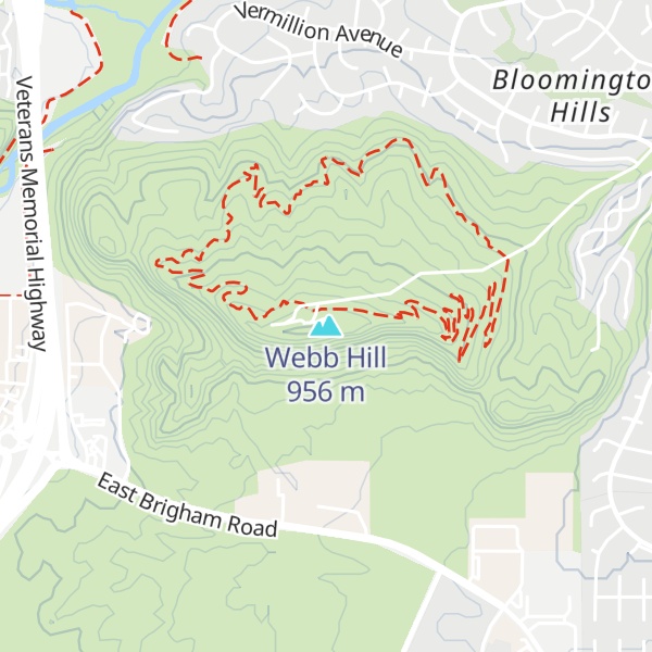 Map of Webb Hill
