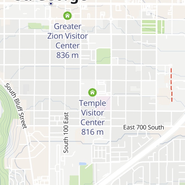 Map of Temple Visitor Center