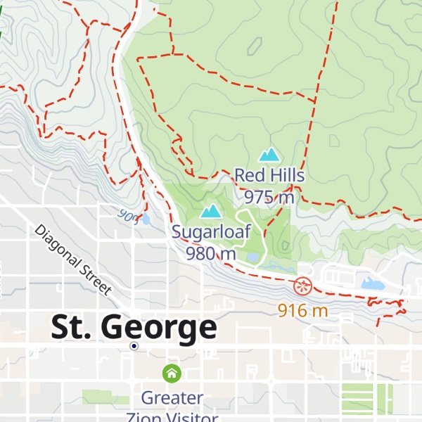 Map of Sugarloaf