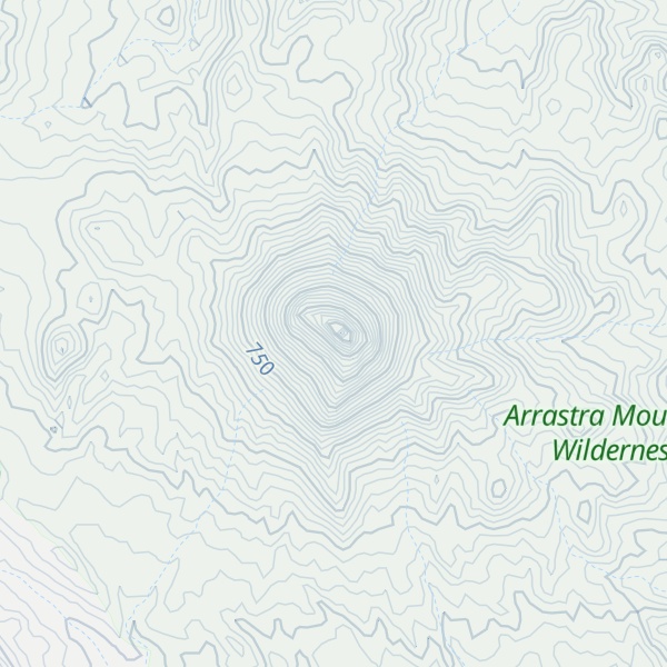 Map of Artillery Peak