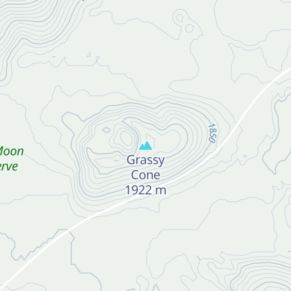 Map of Grassy Cone