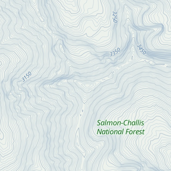 Map of USGS Peak