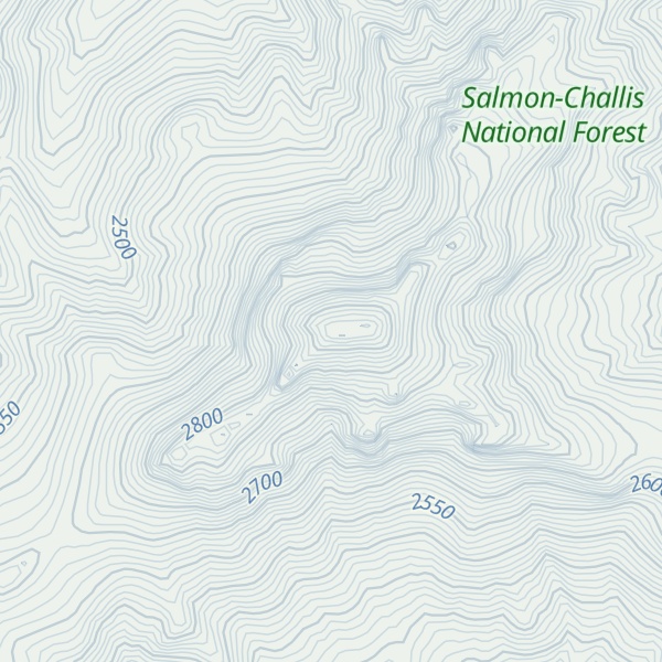 Map of Sheep Mountain