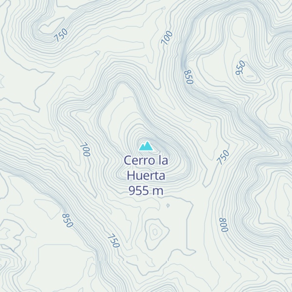 Map of Cerro la Huerta