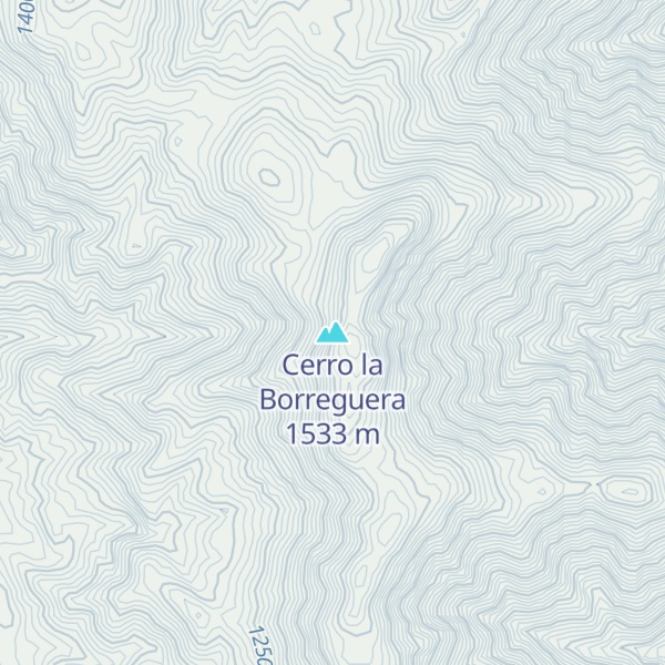 Map of Cerro la Borreguera