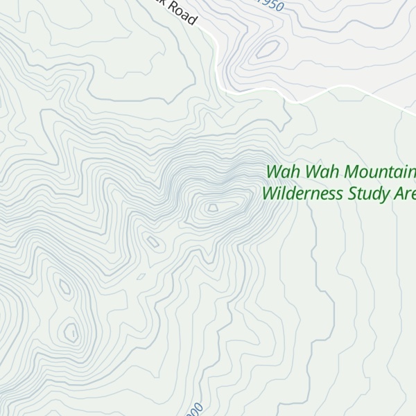 Map of Crystal Peak
