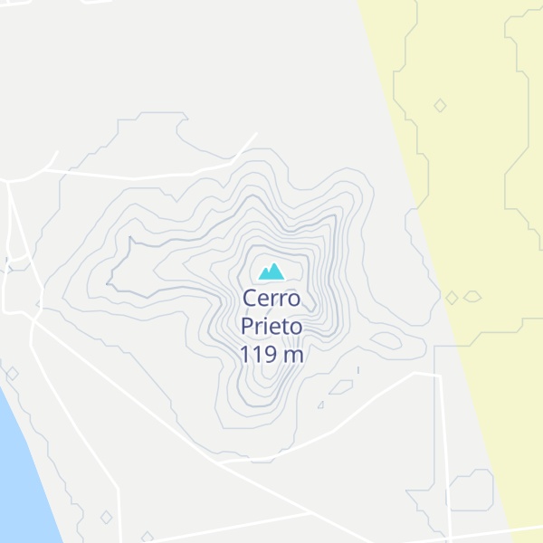 Map of Cerro Prieto