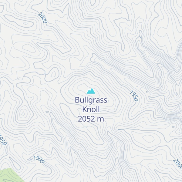 Map of Bullgrass Knoll