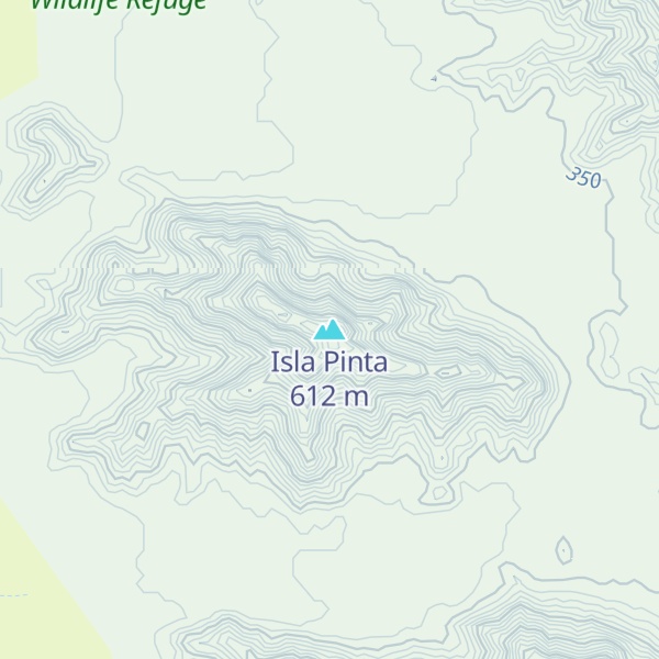 Map of Isla Pinta