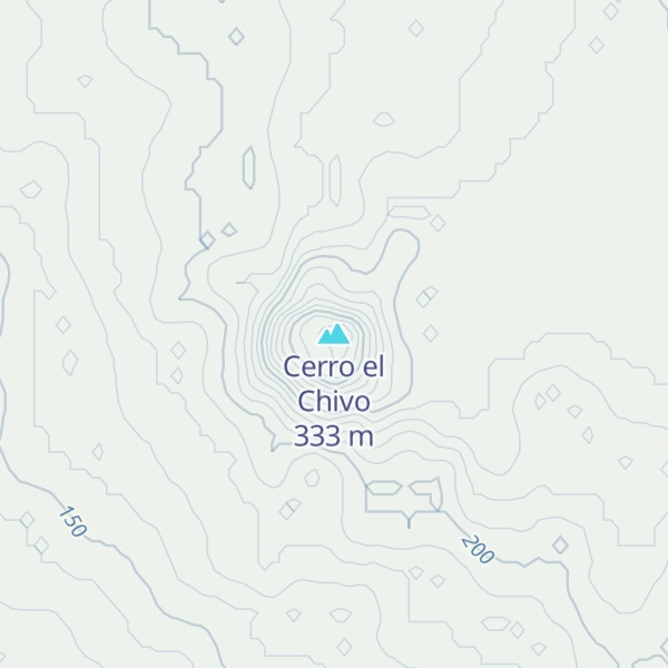 Map of Cerro el Chivo
