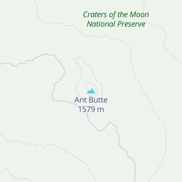 Map of Ant Butte