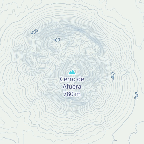 Map of Cerro de Afuera