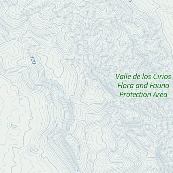 Map of Cerro Pinto