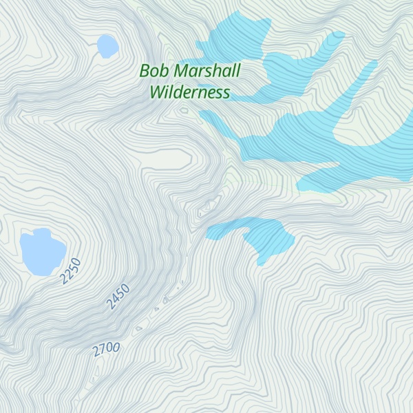 Map of Swan Peak