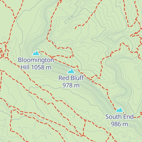 Map of Red Bluff