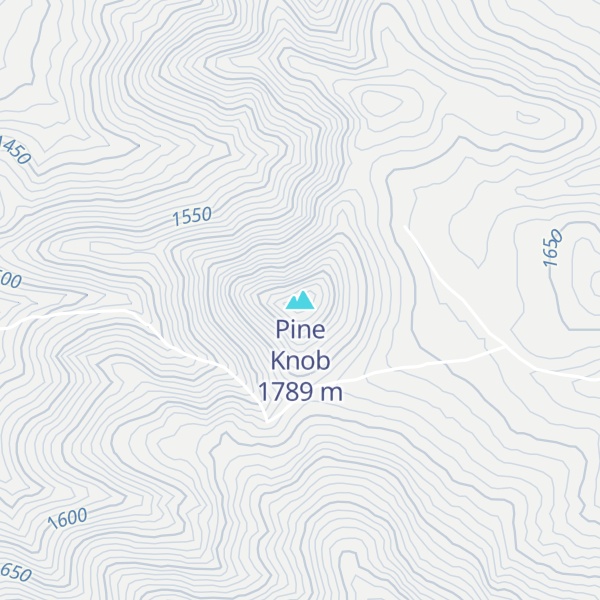 Map of Pine Knob