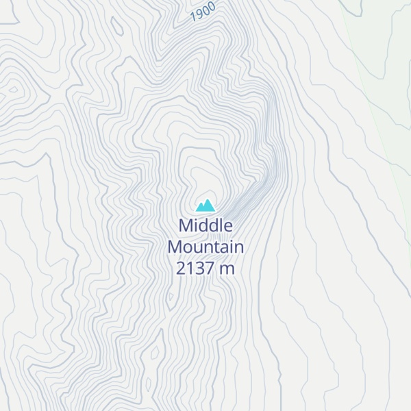 Map of Middle Mountain