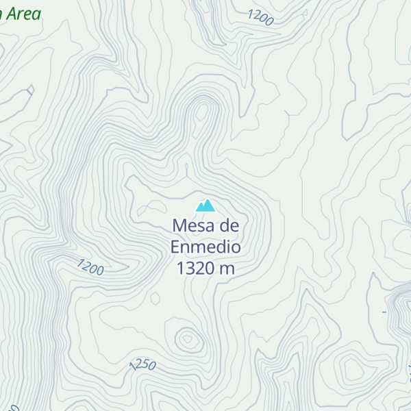 Map of Mesa de Enmedio