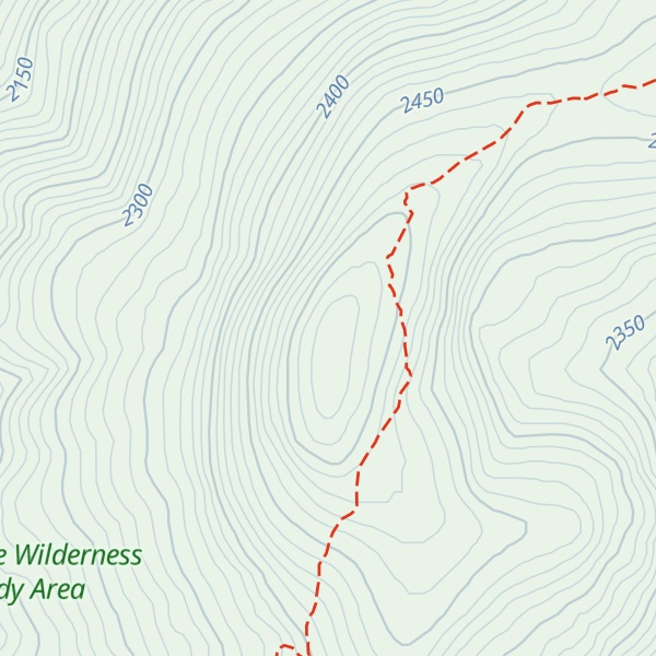 Map of Whetstone Ridge