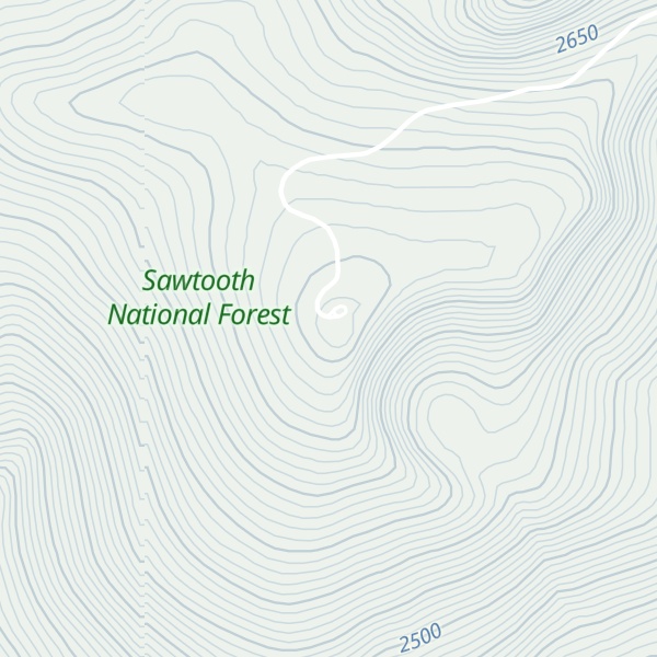 Map of Mount Harrison