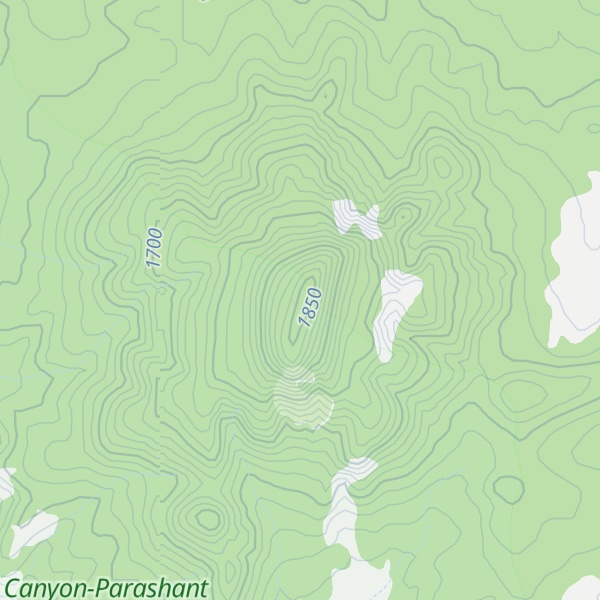 Map of Mustang Knoll
