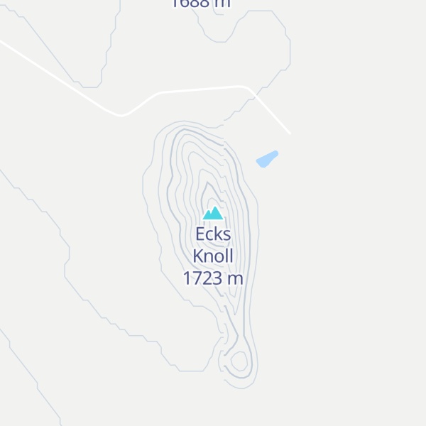 Map of Ecks Knoll