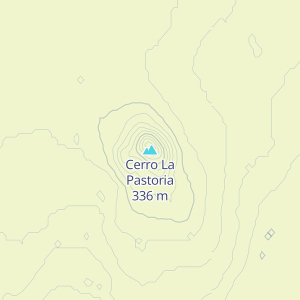 Map of Cerro La Pastoria