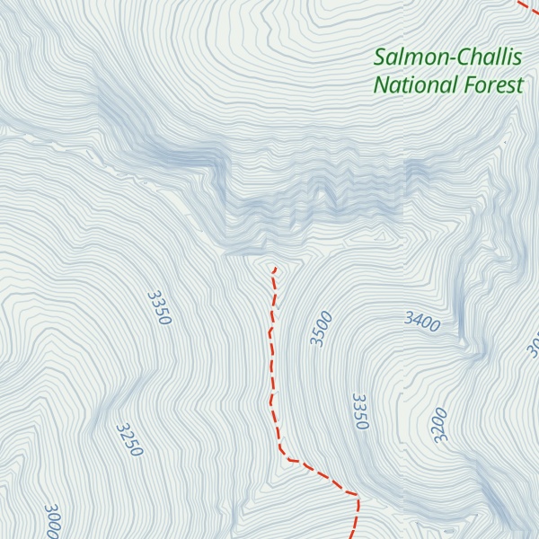 Map of Mount Breitenbach