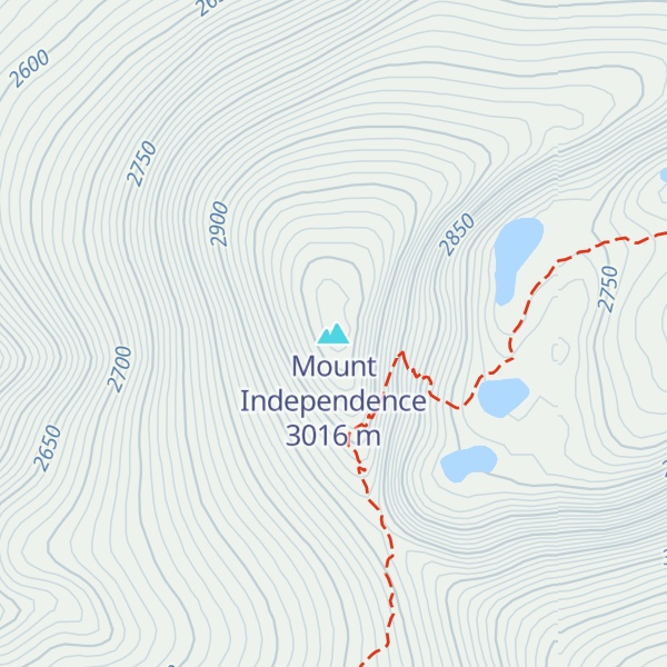 Map of Mount Independence