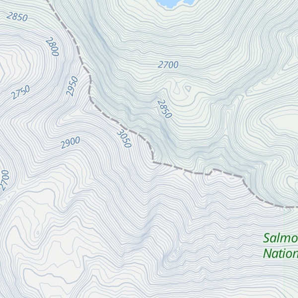 Map of Sacajawea Peaks