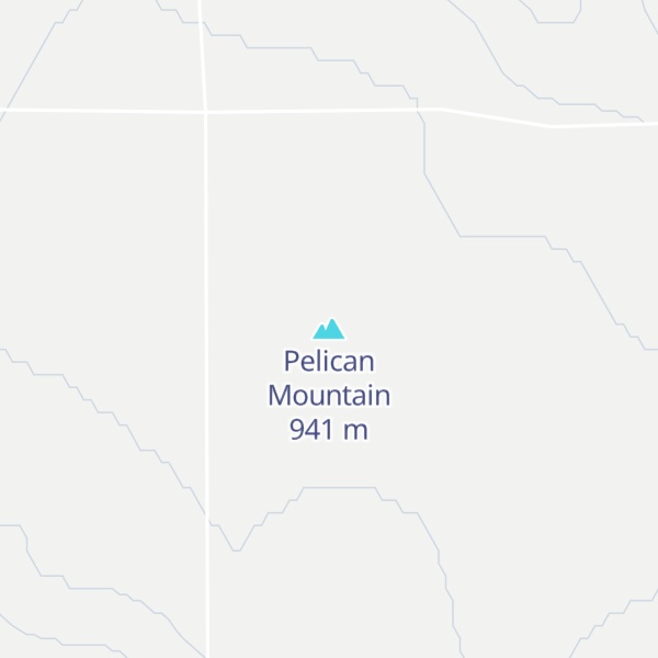 Map of Pelican Mountain
