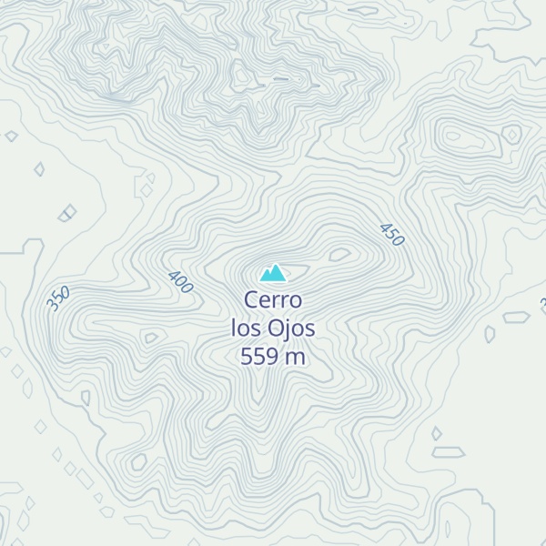 Map of Cerro los Ojos