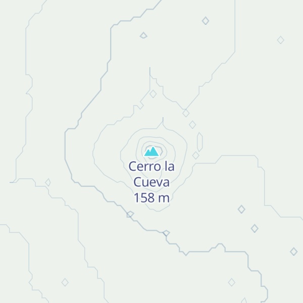 Map of Cerro la Cueva