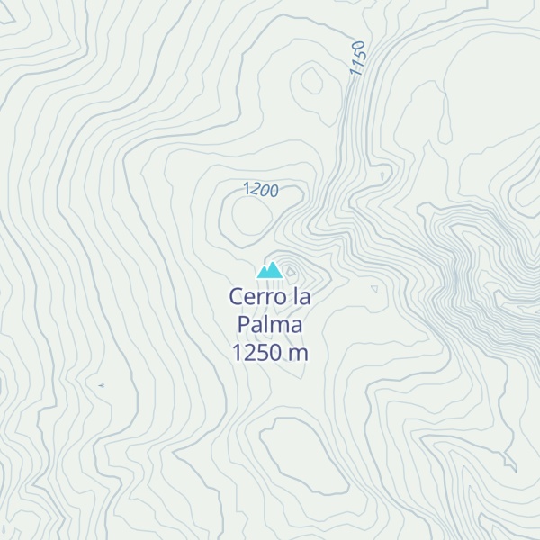 Map of Cerro la Palma