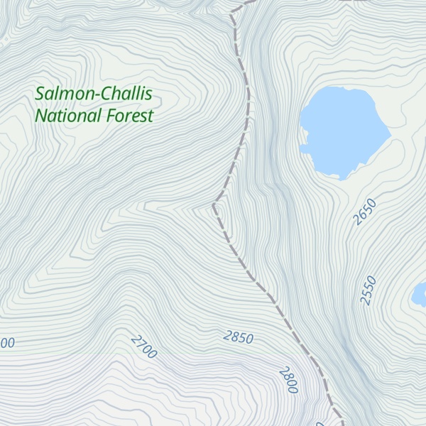 Map of Monument Peak