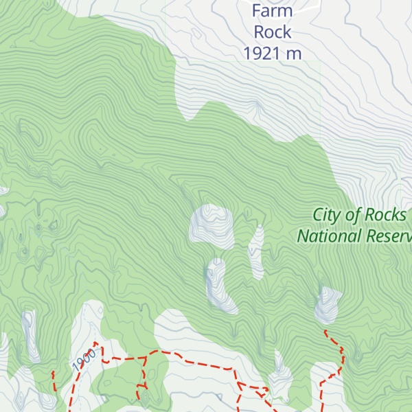 Map of Camel Rock