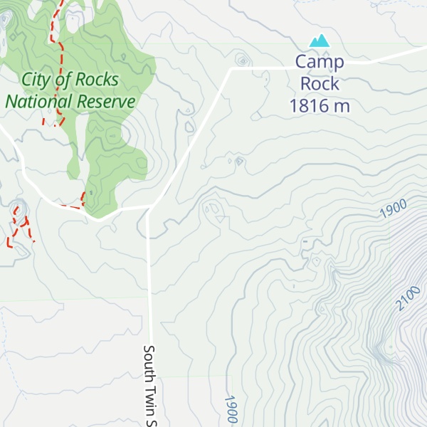 Map of Register Rock