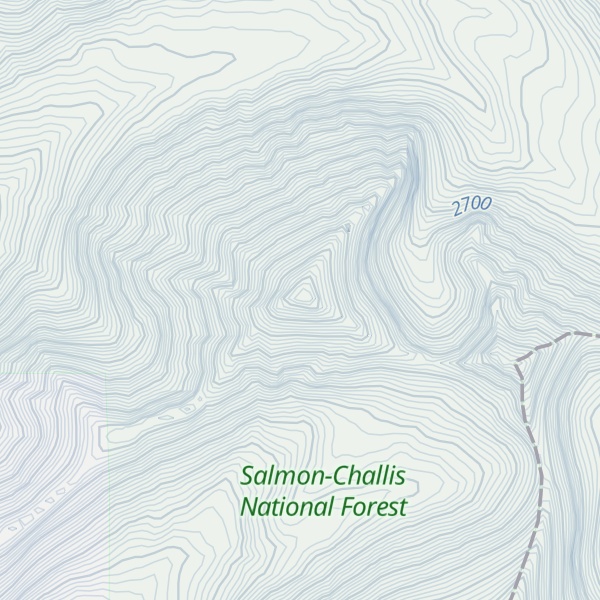 Map of Freeman Peak