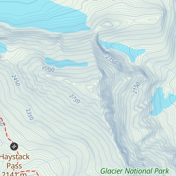 Map of Mount Gould