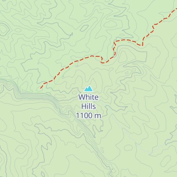 Map of White Hills