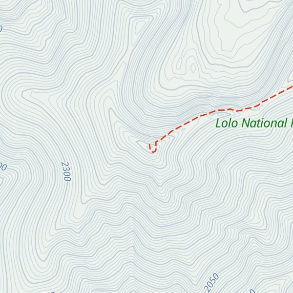 Map of Quigg Peak