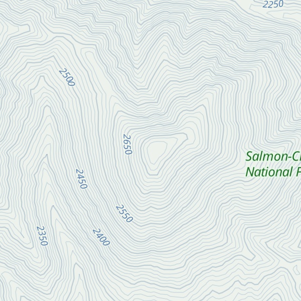 Map of Round Mountain