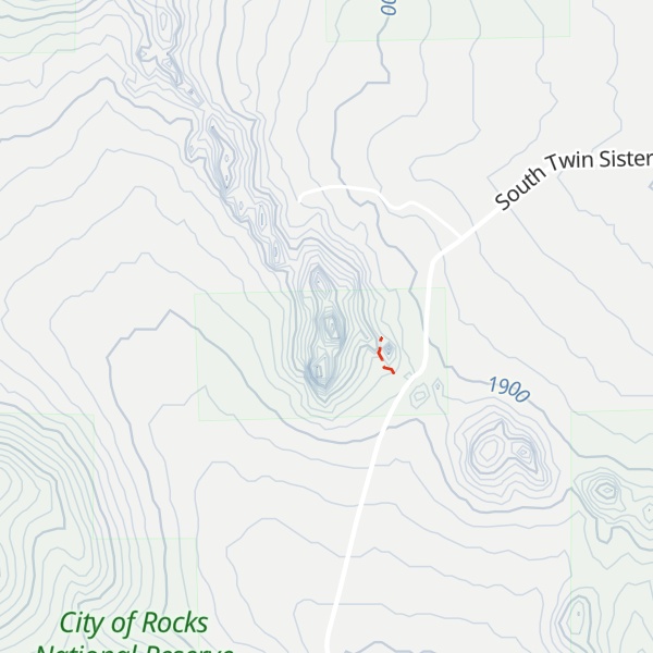 Map of Twin Sisters