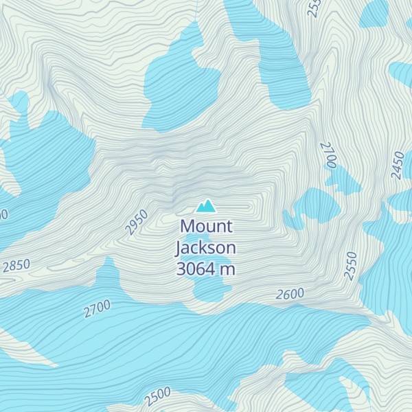 Map of Mount Jackson