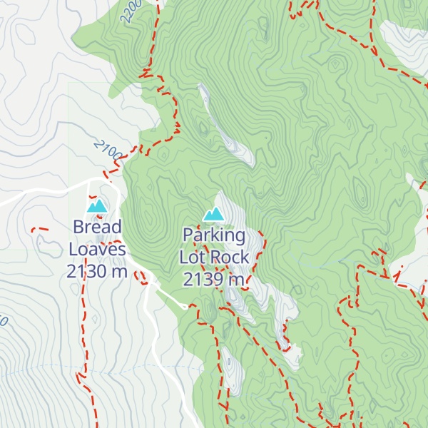 Map of Parking Lot Rock